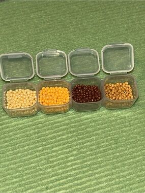 4-Color Seed Bead Mix | Size 11/0 (Approx. 2mm)